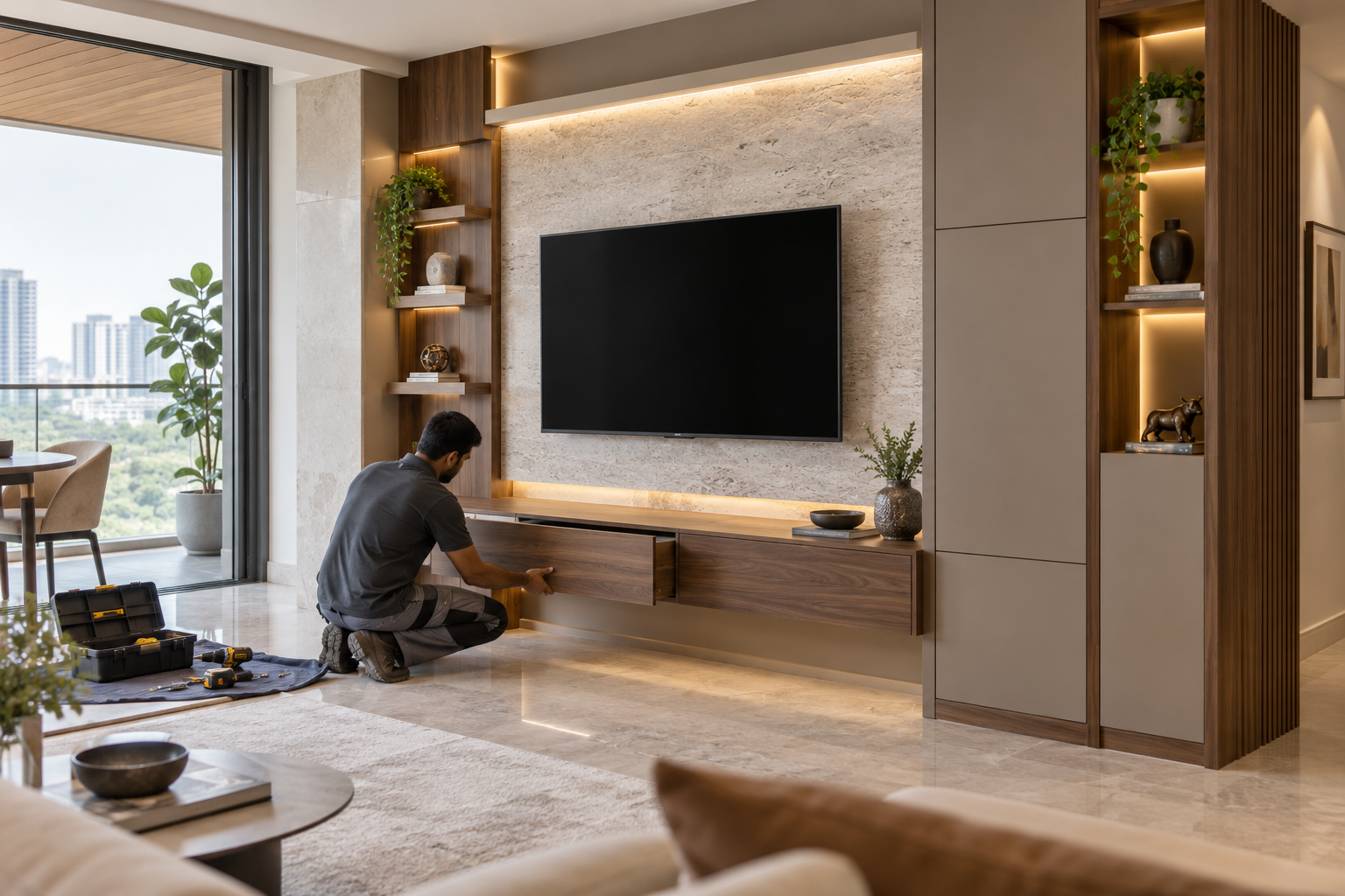 TV Unit Furniture Design Ideas for Modern Indian Homes